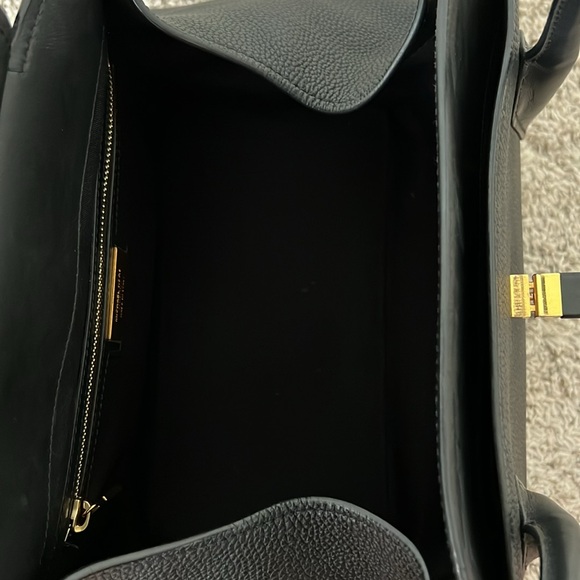 Michael Kors Collection Bancroft Large Pebbled Calf Leather Satchel - Picture 10 of 14